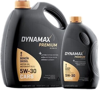 Фото Dynamax Premium Ultra C2 5W-30 5 л (502074)