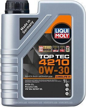 Фото Liqui Moly Top Tec 4210 0W-30 1 л (21604)