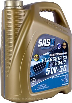 Фото SASH Lubricants Flagship C3 504/507 5W-30 5 л (100119)