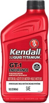 Фото Kendall GT-1 Endurance Motor Oil With Liquid Titanium 10W-40 0.946 л