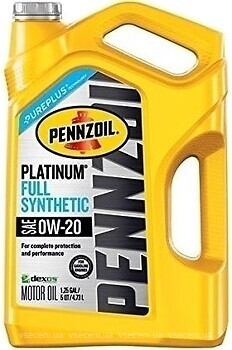 Фото Pennzoil Platinum Full Synthetic 0W-20 4.73 л