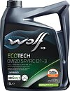 Фото Wolf EcoTech 0W-20 SP/RC D1-3 5 л (1049892)