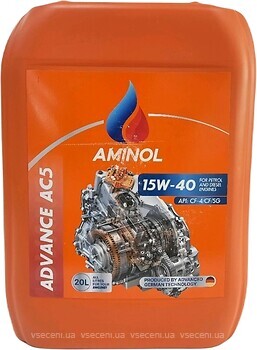 Фото Aminol Advance AC5 15W-40 20 л