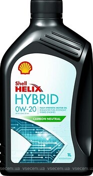 Фото Shell Helix Ultra Hybrid 0W-20 1 л