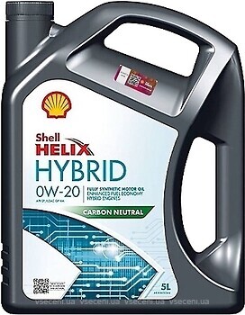 Фото Shell Helix Ultra Hybrid 0W-20 5 л