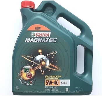 Фото Castrol Magnatec 5W-40 A3/B4 5 л (15C9D3)