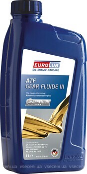 Фото Eurolub Gear Fluide III 1 л (378001)