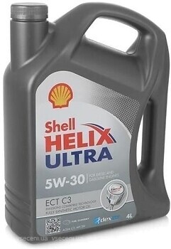 Фото Shell Helix Ultra ECT C3 5W-30 4 л