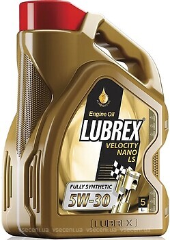 Фото Lubrex Velocity Nano LS 5W-30 5 л (1211713005)