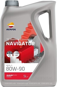 Фото Repsol Navigator HQ GL-5 80W-90 5 л (RPP4005LFA)