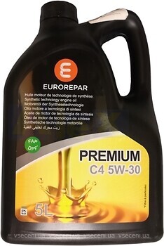 Фото Eurorepar Premium C4 5W-30 5 л (1635765780)