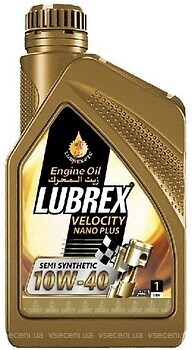 Фото Lubrex Velocity Nano Plus 10W-40 1 л (1210717001)