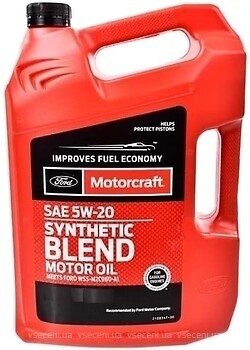 Фото Ford Motorcraft Synthetic Blend 5W-20 4 л (XO5W204QSP)