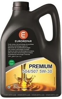 Фото Eurorepar Premium 504/507 5W-30 5 л (1635765380)