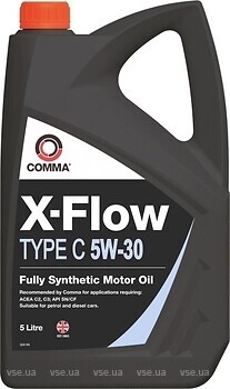 Фото Comma X-Flow Type C 5W-30 5 л (XFC5L)