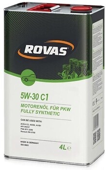 Фото Rovas C1 5W-30 4 л