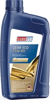 Фото Eurolub Gear Eco 75W-80 1 л (386001)