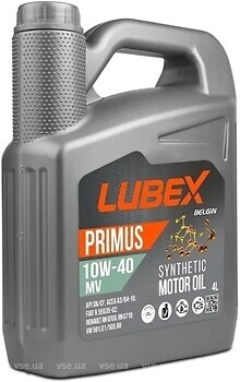 Фото Lubex Primus MV 10W-40 4 л (034-1322-0404)