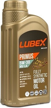 Фото Lubex Primus MV-LA 5W-30 1 л (034-1319-1201)