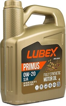 Фото Lubex Primus SJA 0W-20 4 л (034-1331-0404)