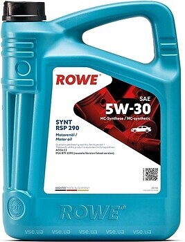 Фото ROWE Hightec Synt RSP 290 5W-30 5 л (20114005099)