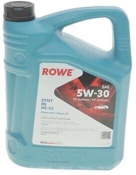 Фото ROWE Hightec Synt RS 5W-30 HC-C1 5 л (20109005099)