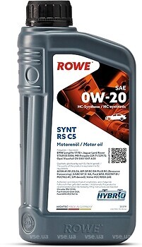 Фото ROWE Hightec Synt RS C5 0W-20 1 л (20379001099)
