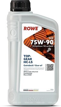 Фото ROWE Hightec Topgear 75W-90 HC-LS 1 л (25004001099)