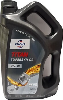 Фото Fuchs Titan Supersyn D2 5W-30 5 л (601887758)
