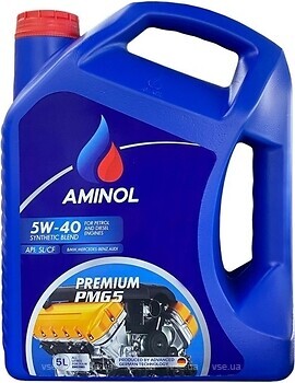 Фото Aminol Premium PMG5 5W-40 5 л (AM148733)