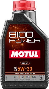 Фото Motul 8100 Power 5W-30 1 л (111800)