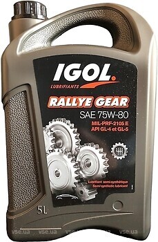 Фото Igol Rallye Gear 75W-80 5 л