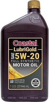 Фото Coastal LubriGold Full Synthetic 5W-20 0.946 л