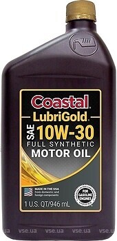 Фото Coastal LubriGold Full Synthetic 10W-30 0.946 л