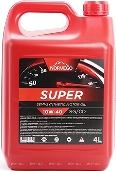 Фото Norvego Super 10W-40 4 л