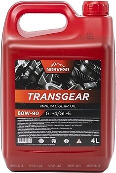 Фото Norvego TransGear 80W-90 4 л