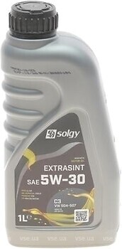 Фото Solgy Extrasint C3 VW 504-507 5W-30 1 л (504025)