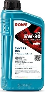 Фото ROWE Hightec Synt RS DLS 5W-30 1 л (20118-0010-99)