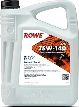 Фото ROWE Hightec Hypoid EP S-LS 75W-140 5 л (225029-0050-99)