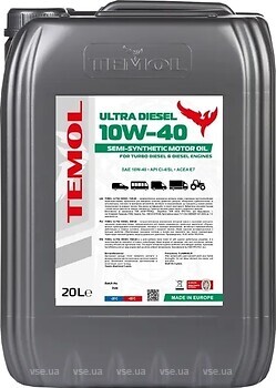 Фото Temol Ultra Diesel 10W-40 20 л