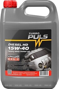 Фото Turbo Puls Diesel HD 15W-40 9 л