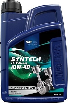 Фото VatOil SynTech LL-X Diesel 10W-40 1 л (50782)