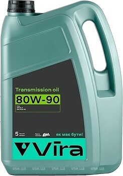 Фото Vira Transmission Oil GL-4 80W-90 5 л (VI0365)