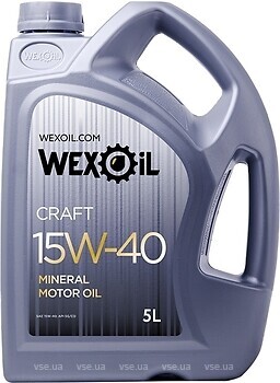 Фото Wexoil Craft 15W-40 SG/CD 5 л