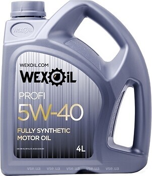 Фото Wexoil Profi 5W-40 SL/CF 4 л