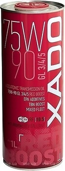 Фото Xado Atomic Oil 75W-90 GL-3/4/5 Red Boost 20 л (XA 26518)