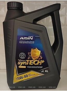 Фото Aisin SynTech 5W-40 4 л (ESFNP0544PB)