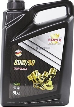 Фото Castle Motor Oils API GL-5 80W-90 5 л