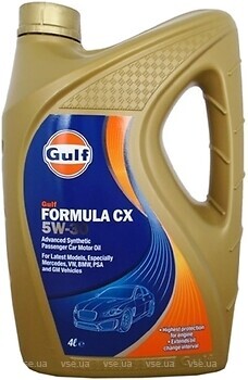 Фото Gulf Formula CX 5W-30 4 л