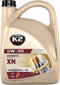 Фото K2 Synthetic XN 5W-30 5 л (O1505E)